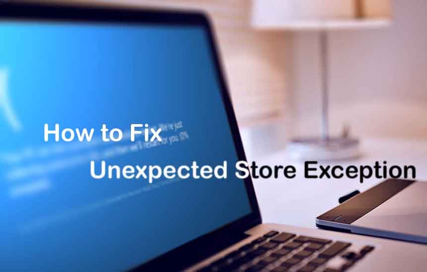 Unexpected Store Exception Windows 10