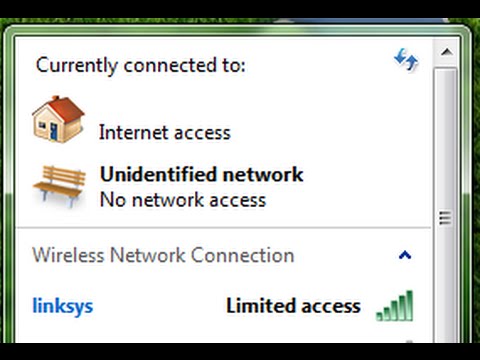 fix Unidentified Network