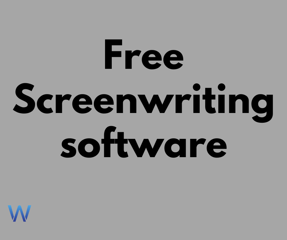 free screenwriting software